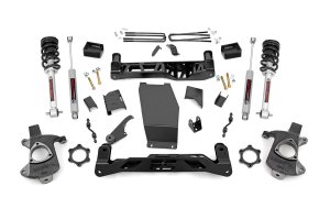 GMC Sierra 1500 Suspension Lift Kit - Front + Rear - Rough Country - 5 Inch Lift Kit | Alum/Stamp Steel | N3 Struts - '14-'18